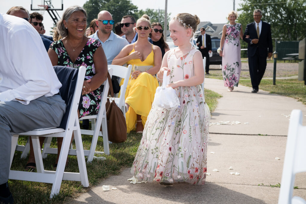 Wedding photographs at the Thousand Islands Club