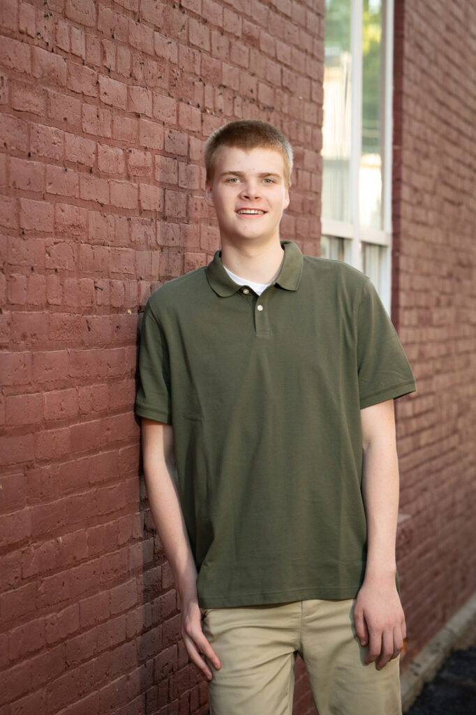 Senior photo session in the village of Canton NY by St. Lawrence County photographer